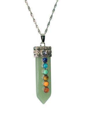 Biocristal dije siete chakras cuarzo verde