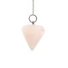 Biocristal péndulo piedras naturales cuarzo rosado