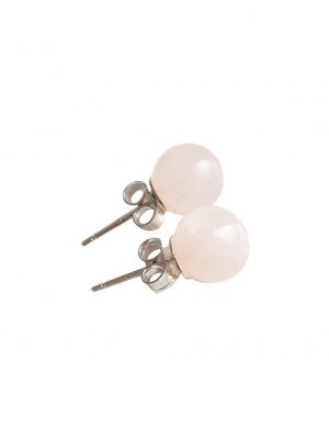 Biocristal topos plata cuarzo rosado
