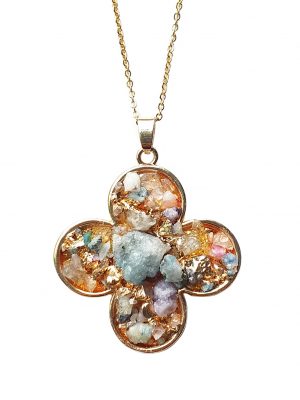 Biocristal dije cascajo flor multicolor
