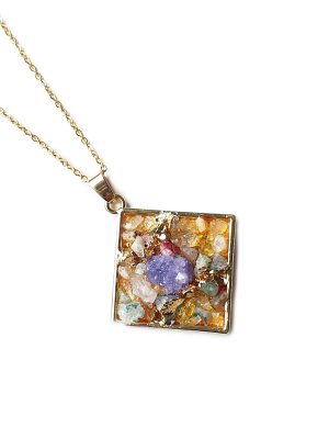 Biocristal dije cascajo multicolor rombo