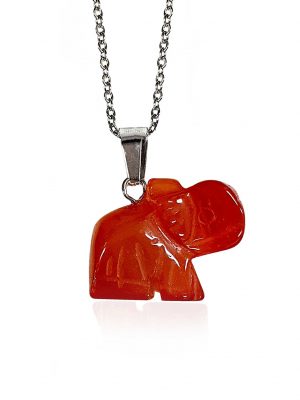 Biocrista dije elefante mini cornalina