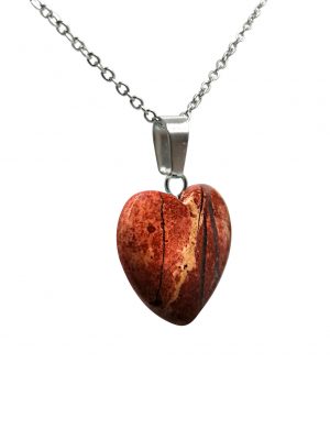Biocristal dije corazón jaspe brecho