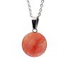 Biocristal dije redondo cuarzo cherry