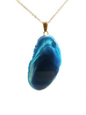 Biocristal dije ágata azul claro