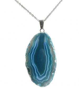 Biocristal dije ágata azul claro