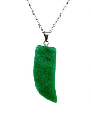 Biocristal dije colmillo ágata verde