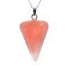 Biocristal dije péndulo cono cuarzo cherry