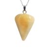 Biocristal dije péndulo cono jaspe amarillo