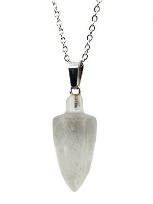 Biocristal dije punta lanza cuarzo cristal