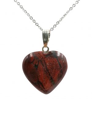 Biocristal dije corazón jaspe brecho