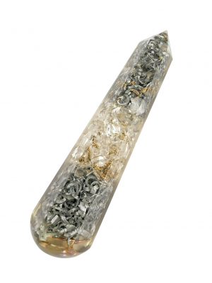 Biocristal obelisco orgonita cuarzo cristal