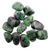 Biocristal piedras pulidas rubí zoisita