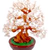 Biocristal árbol grande cuarzo rosado