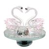 Cisne en cristal rosado