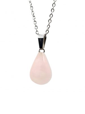 Dije gota cuarzo rosado