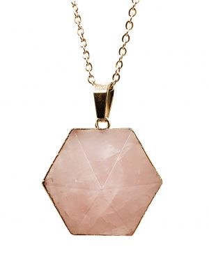 Dije hexagonal piedras naturales