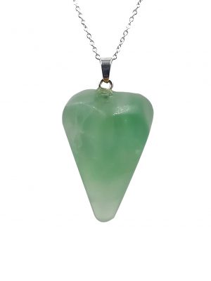 Dije pendulo fluorita verde