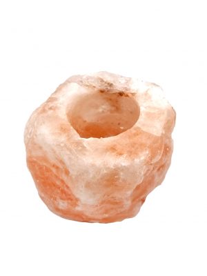 Biocristal Portavelas sal de Himalaya
