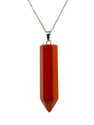 Biocristal dije punta jaspe rojo