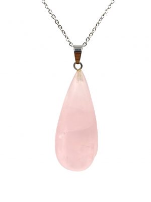 Dije gota cuarzo rosado