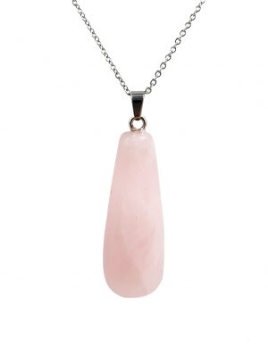 Biocristal dije lágrima cuarzo rosado