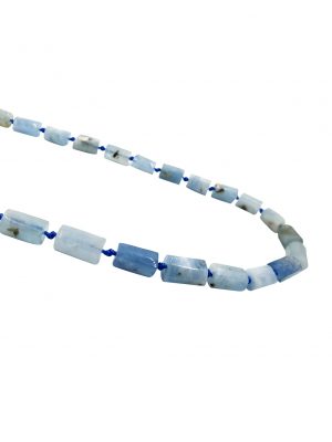 Biocristal sarta rectangular aguamarina