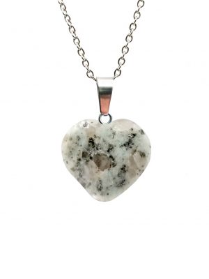 Biocristal dije corazón jaspe kiwi