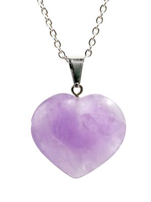 Biocristal dije corazón amatista