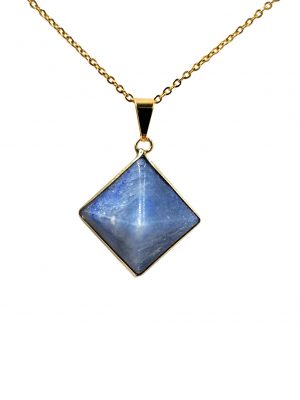 Biocristal dije pirámide de cuarzos cuarzo azul