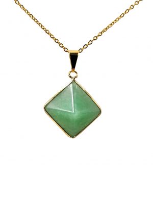 Biocristal dije pirámide de cuarzos cuarzo verde