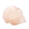 Biocristal calavera cuarzo rosado